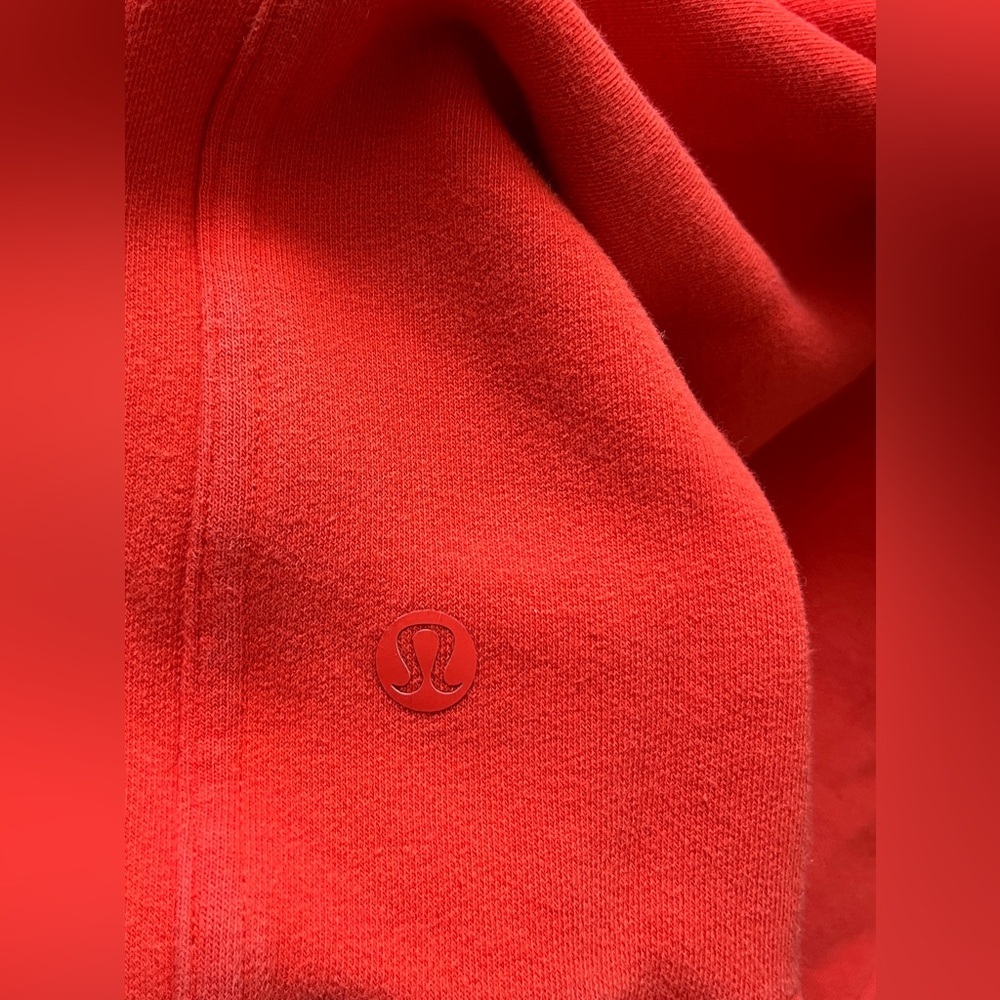 lululemon All Yours Hoodie Graphic Size Small Warm Coral Orange - Picture 5 of 8
